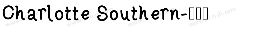 Charlotte Southern字体转换